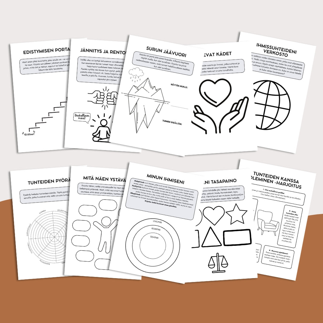 "Taideterapia" – 116 sivua luovia ja terapeuttisia harjoituksia lapsille