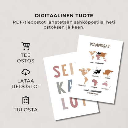 "Fiksu Oppija" – Suuri oppimispaketti (44 julistetta)